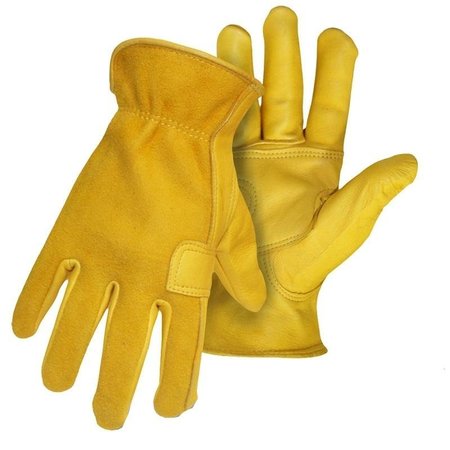 BOSS Driver Gloves, S, Keystone Thumb, Deerskin Leather 4086S